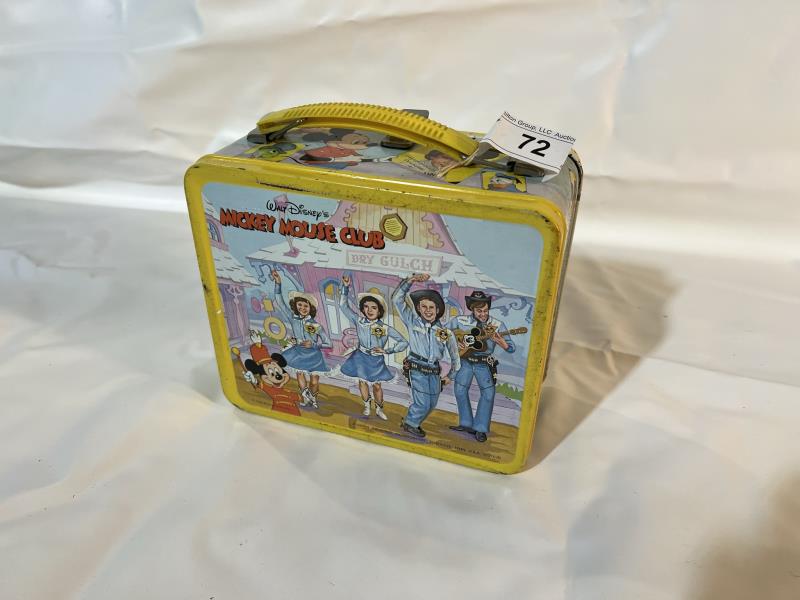 MICKEY MOUSE CLUB METAL LUNCHBOX BY