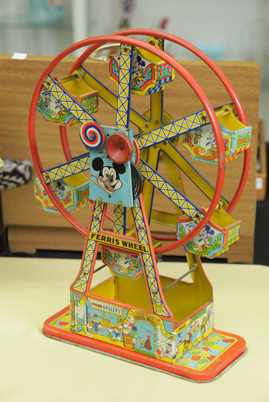 MICKEY MOUSE FERRIS WHEEL. Tin