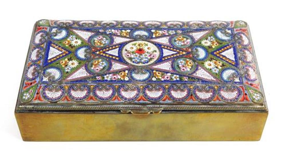 MICRO-MOSAIC BOX, ITALIAN, EARLY