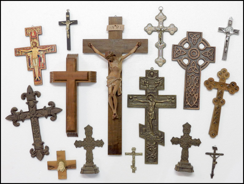 MICRO MOSAIC CRUCIFIX. Together