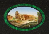 MICRO-MOSAIC OVAL PLAQUE OF TH