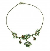 MICROMOSAIC NECKLACE.  Probabl