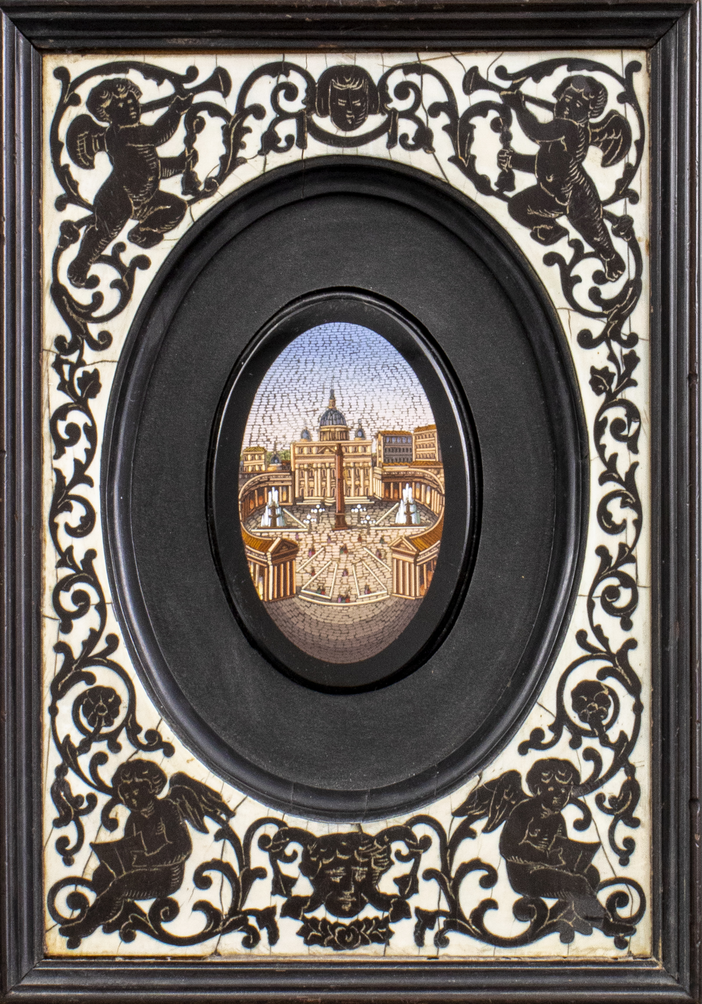 MICROMOSAIC PLAQUE OF SAINT PETER'S