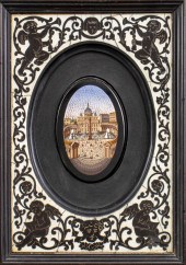 MICROMOSAIC PLAQUE OF SAINT PE