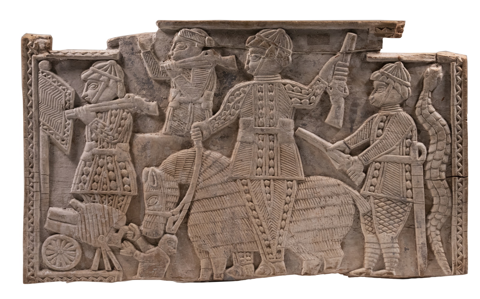 MID-19TH C. AFRICAN BAS RELIEF