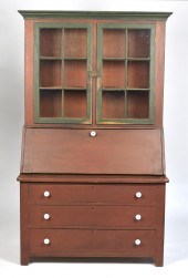 MID 19TH C. AMERICAN PAINTED C
