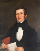 MID-19TH C. AMERICAN PORTRAIT