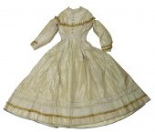 MID-19TH C. DRESS OF LAVENDER
