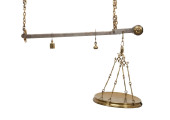 MID 19TH C. ENGLISH BRASS HANG