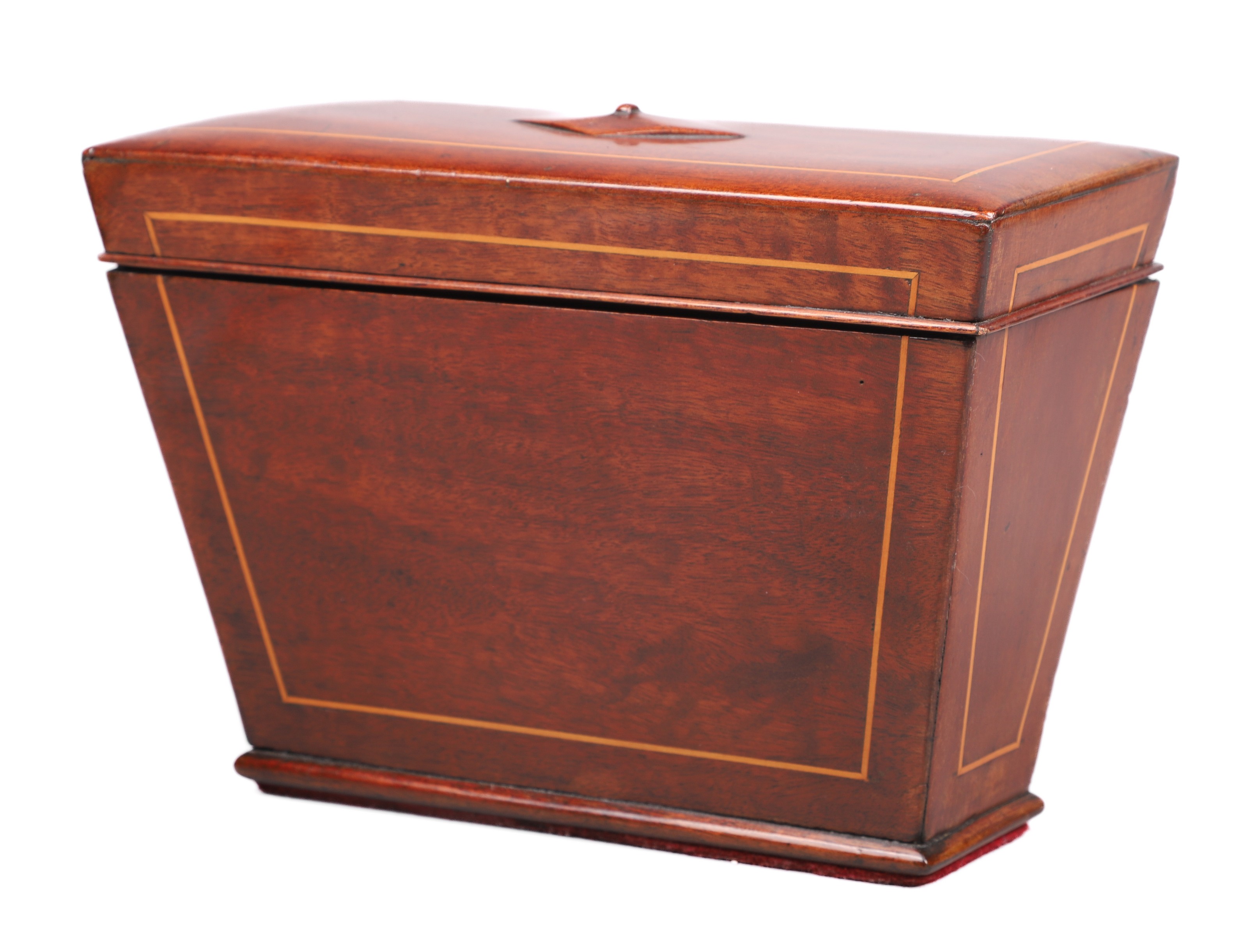 Mid 19th C English mahogany tea