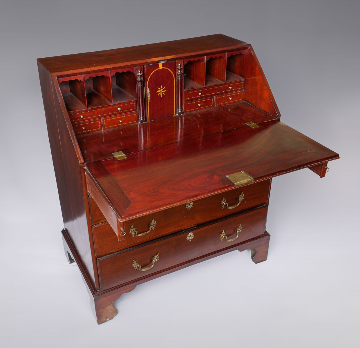 MID-19TH C. ENGLISH SLANT FRONT