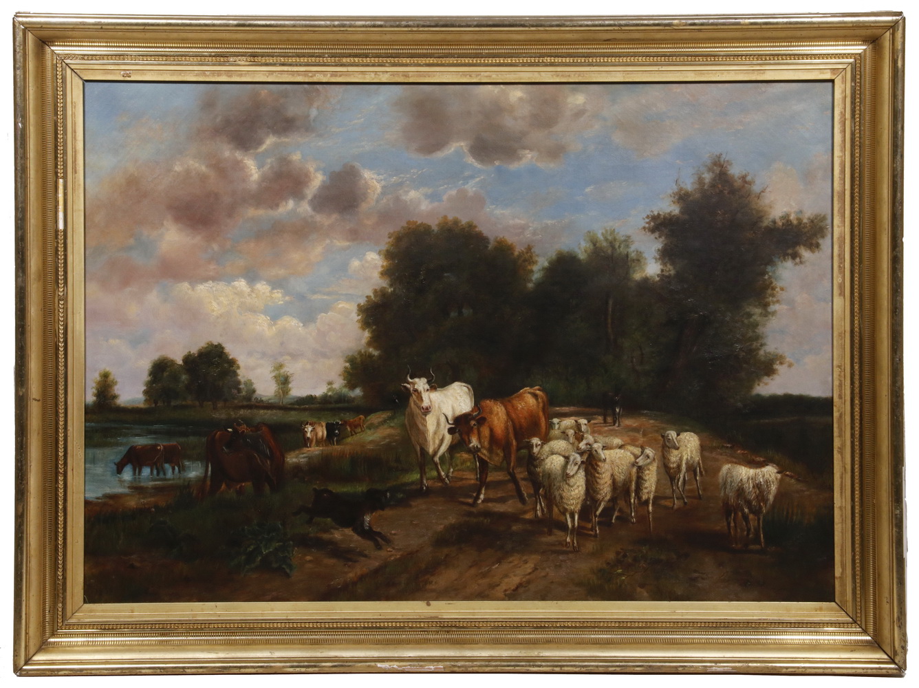 MID-19TH C. MONUMENTAL PASTORAL