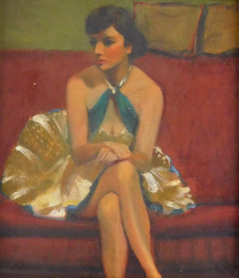 MID 19TH C. OIL ON CANVAS BOARD,