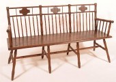 MID 19TH C. PA BAMBOO TURNED W