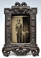 MID-19TH CENTURY TINTYPE, FIRE