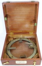 MID-20TH C BRASS AZIMUTH CIRCL