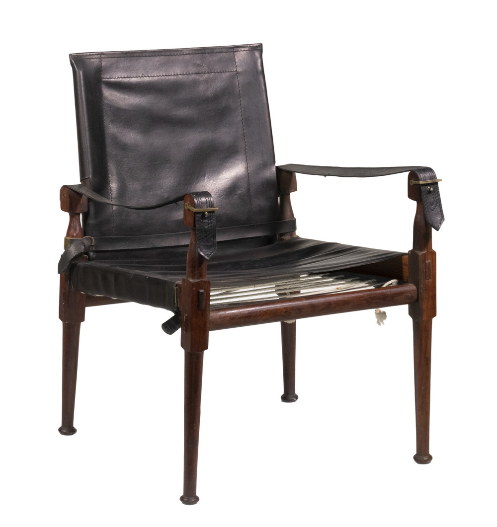 MID 20TH C. CAMPAIGN/SAFARI CHAIR