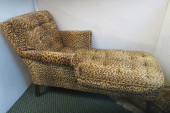 MID 20TH C. CHEETAH UPHOLSTERE
