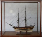 MID-20TH C HANDMADE WOODEN SHI