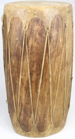 MID-20TH C PUEBLO DRUM, 24 1/2"