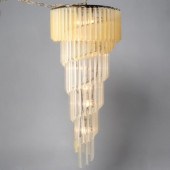 MID 20TH CENTURY LUCITE CHANDE