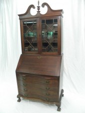 Mid 20th century mahogany drop