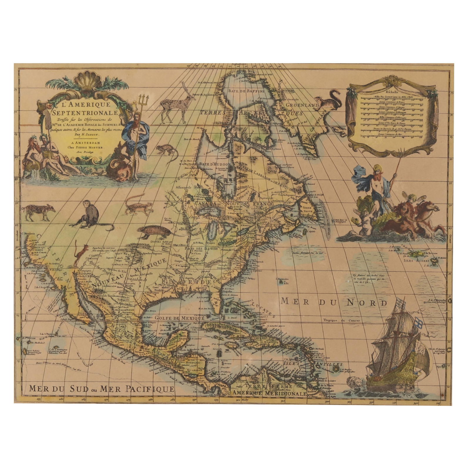MID-20TH-CENTURY MAP OF NORTH