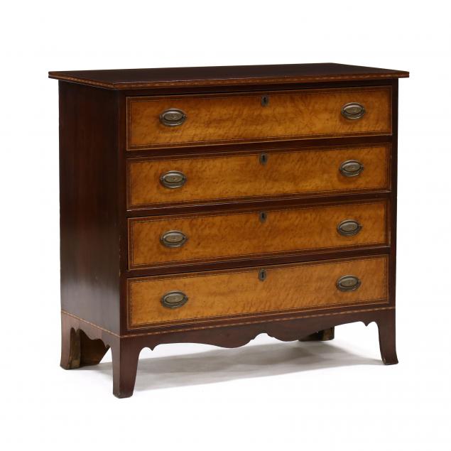 MID ATLANTIC FEDERAL INLAID CHEST