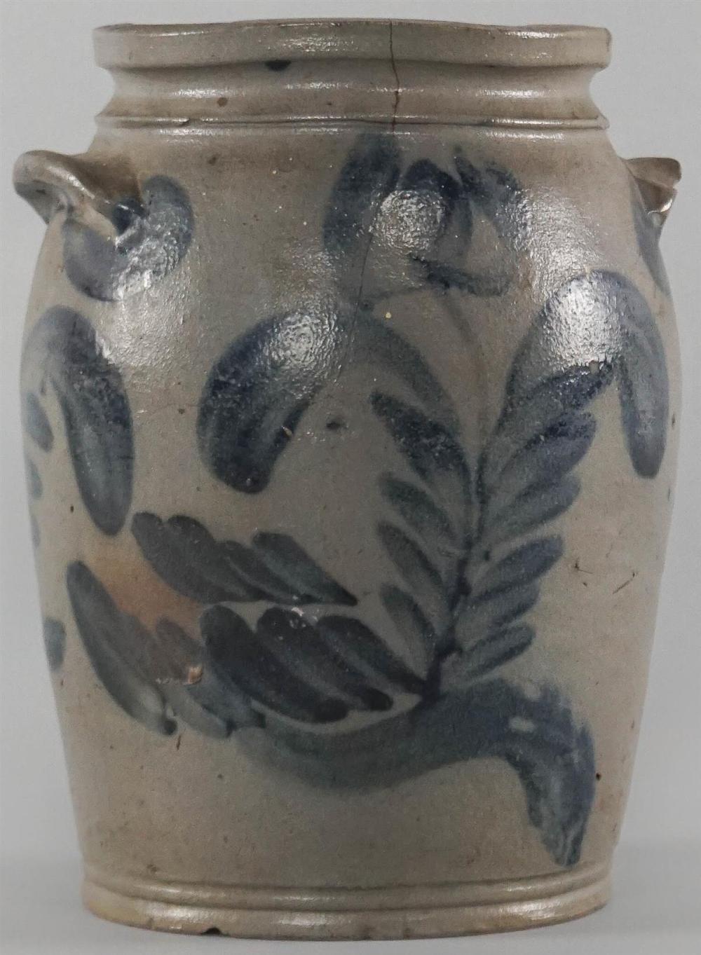 MID-ATLANTIC OVOID COBALT DECORATED