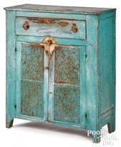MID-ATLANTIC PAINTED PIE SAFE,