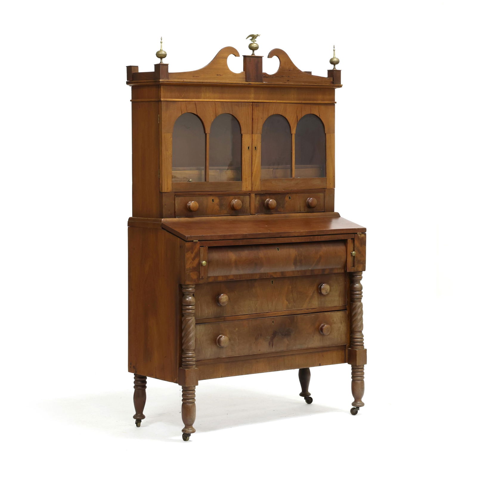 MID-ATLANTIC SHERATON MAHOGANY DESK