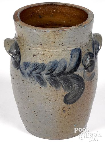MID ATLANTIC STONEWARE CROCK,