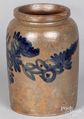 MID ATLANTIC STONEWARE CROCK,