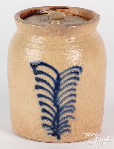 MID-ATLANTIC STONEWARE JAR, 19TH