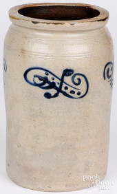 MID-ATLANTIC STONEWARE JAR, 19