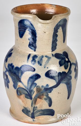 MID-ATLANTIC STONEWARE PITCHER,