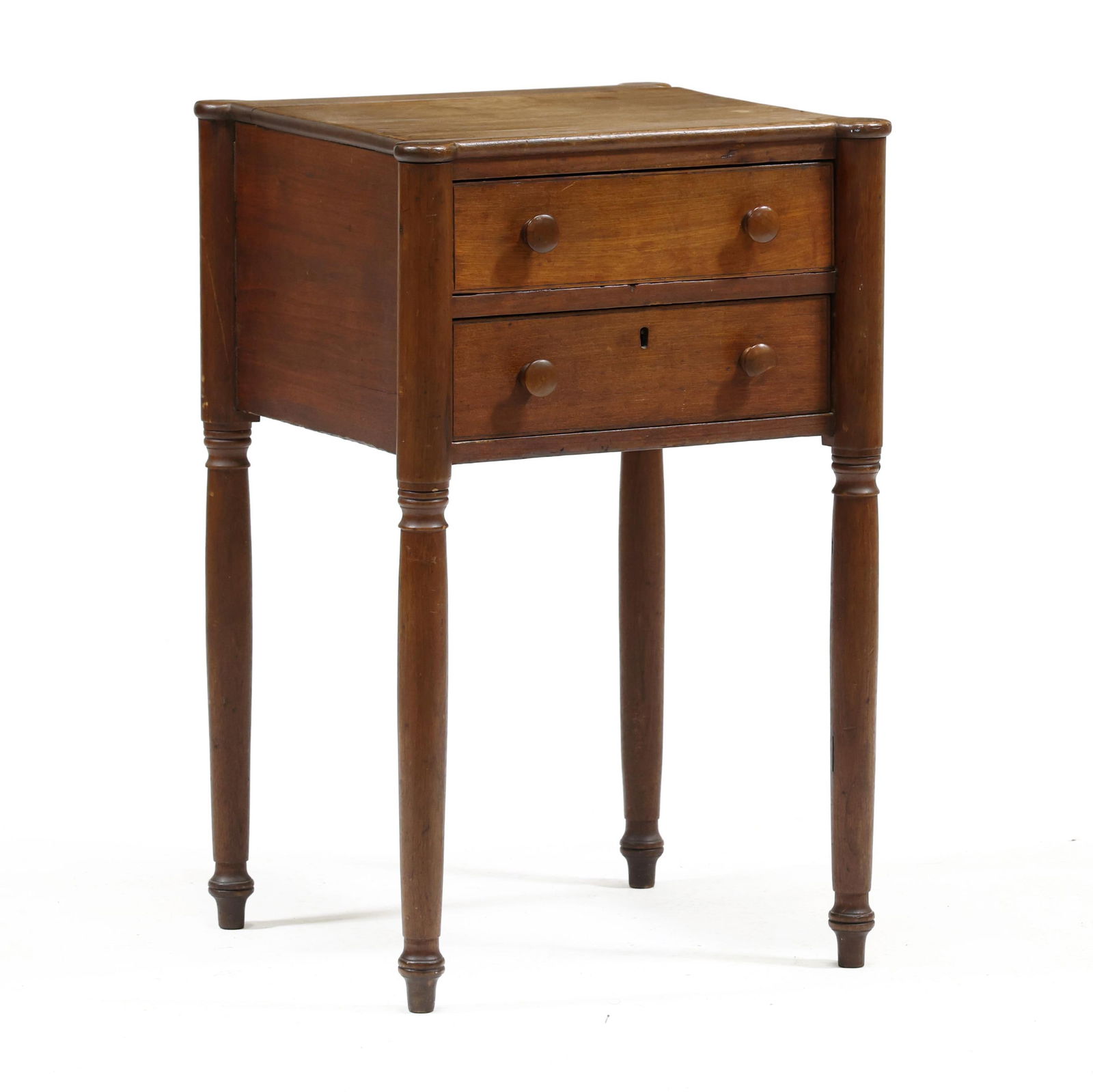 MID-ATLANTIC WALNUT TWO DRAWER WORK
