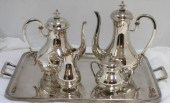 MID-CENTURY 4-PIECE STERLING S