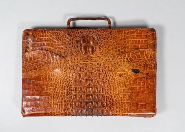 MID CENTURY ALLIGATOR BAGAn