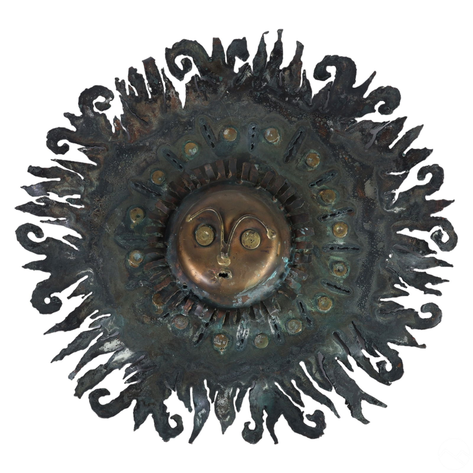 MID CENTURY ARTISAN COPPER AND IRON