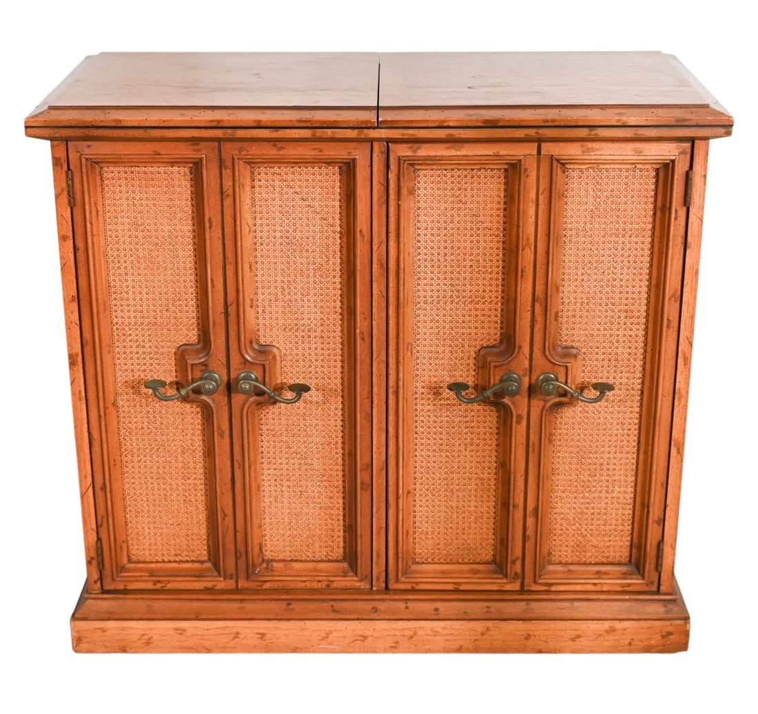 MID CENTURY BAMBOO AND RATTAN