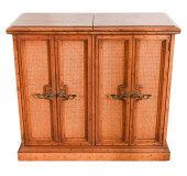 MID CENTURY BAMBOO AND RATTAN