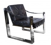 MID CENTURY BARCELONA BLACK LE