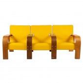 MID-CENTURY BENT PLYWOOD TANDE