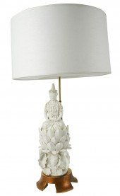 MID-CENTURY BLANC DE CHINE POR