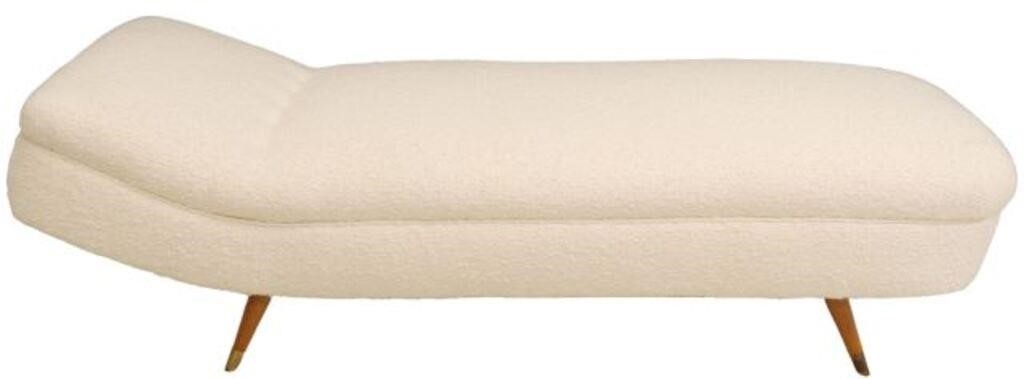 MID-CENTURY BOUCLE UPHOLSTERED