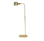 MID-CENTURY BRASS BRIDGE LAMPM