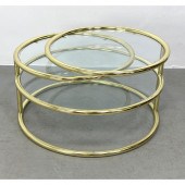 Mid Century Brass Coffee Cockt