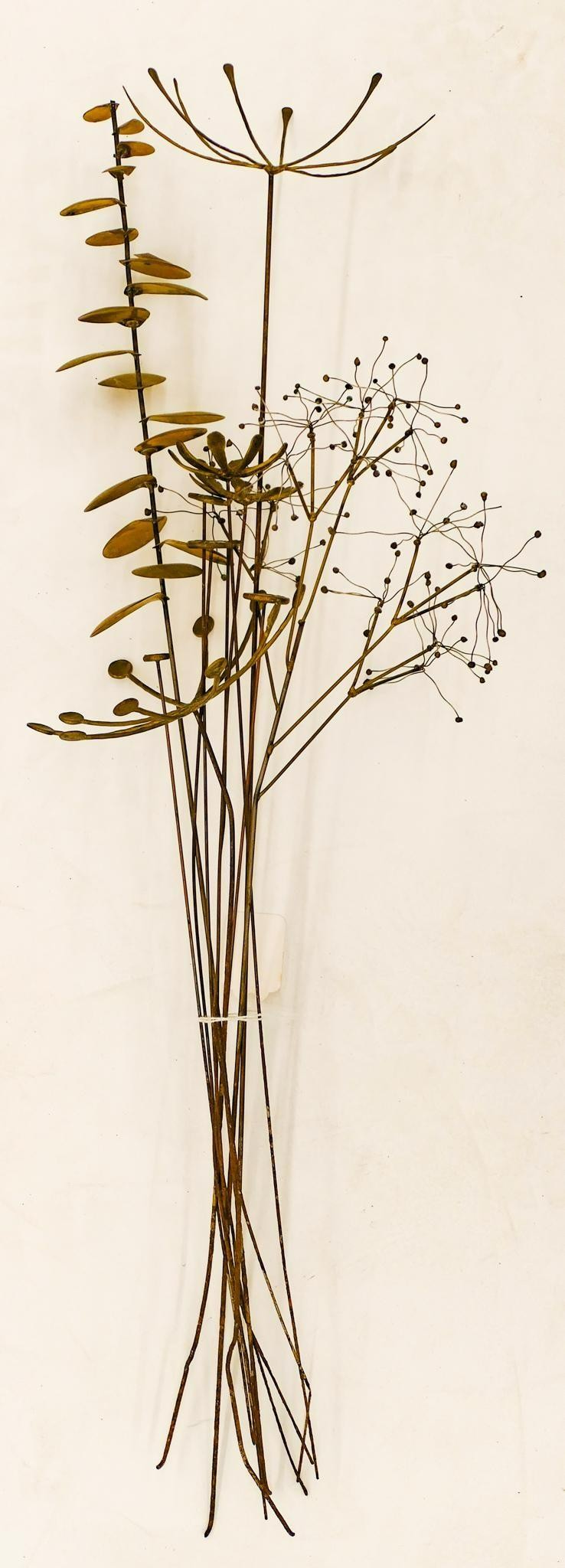 Mid Century Brass Flowers for a