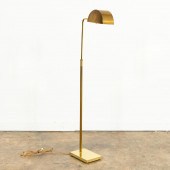 MID-CENTURY BRASS PHARMACY LIB